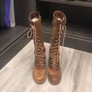Frye tall boot with heel